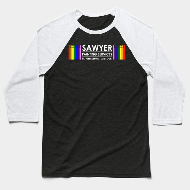 Sawyer Painter Baseball T-Shirt by nickbeta